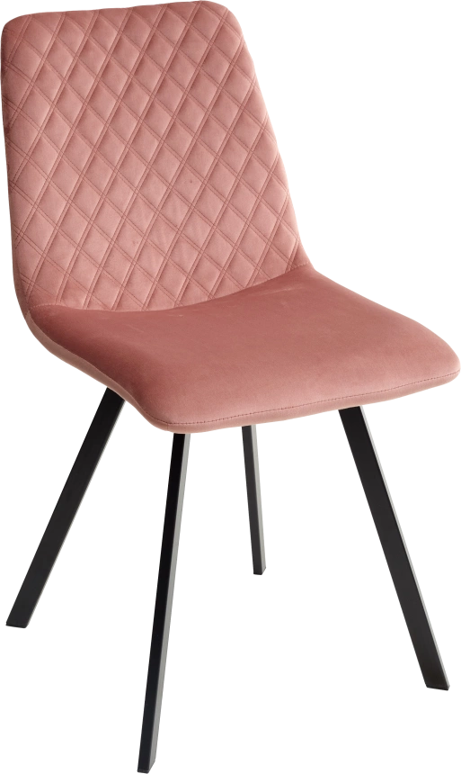 Стул Daiquiri, мягкий, Bluvel-52 Pink, велюр