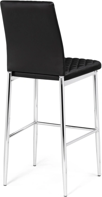 Барный стул Teon, черный / хром