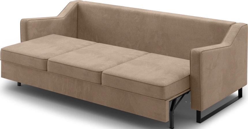 Диван прямой Даллас, модель 050, Alliance 232 (коричневый)