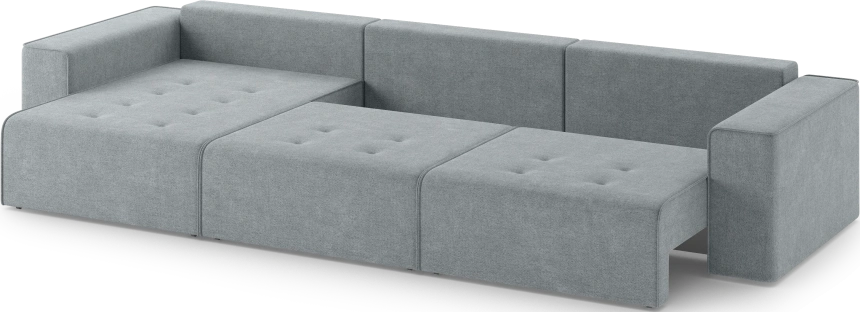 Диван угловой трехместный Венте, модель 035, Danco 995 (серый)