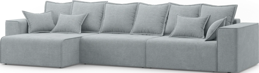 Диван угловой трехместный Венте, модель 035, Danco 995 (серый)