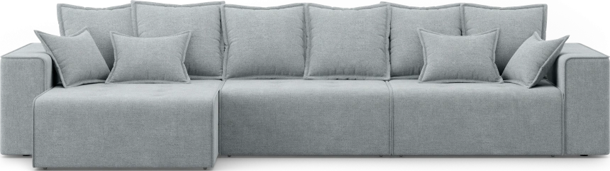 Диван угловой трехместный Венте, модель 035, Danco 995 (серый)