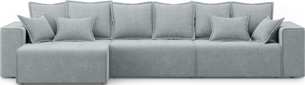 Диван угловой трехместный Венте, модель 035, Danco 995 (серый)