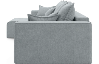 Диван угловой трехместный Венте, модель 035, Danco 995 (серый)