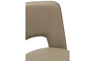 Барный стул 163YH-16574, экокожа, бежевый / бронза 