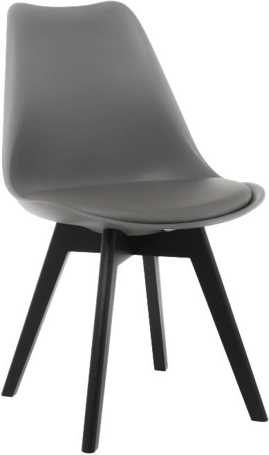 Стул Bonuss, пластиковый, dark gray / black