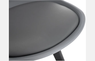 Стул Bonuss, пластиковый, dark gray / black
