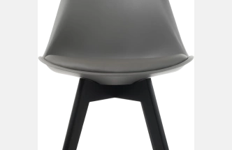 Стул Bonuss, пластиковый, dark gray / black