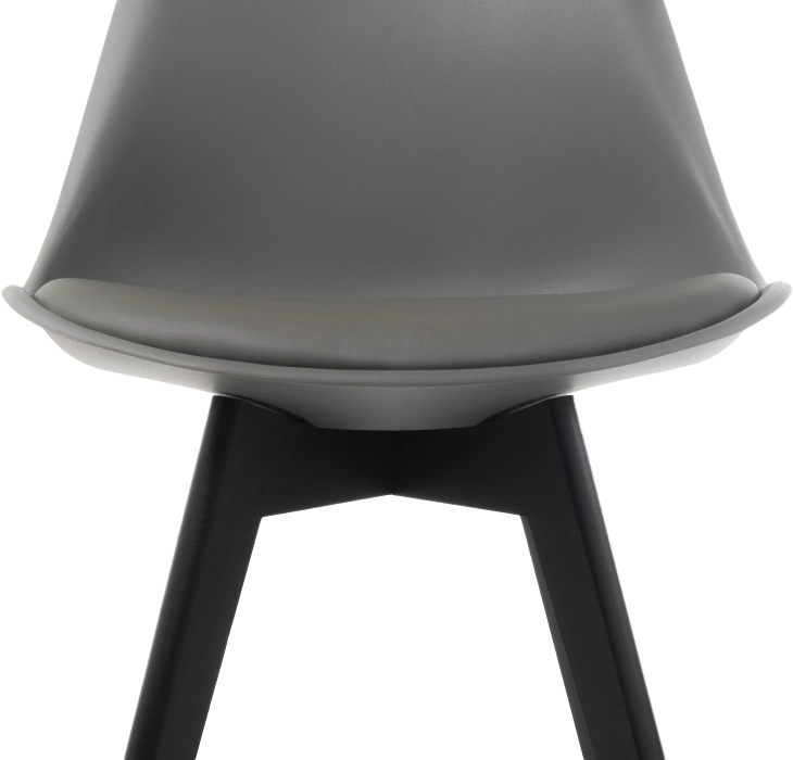 Стул Bonuss, пластиковый, dark gray / black