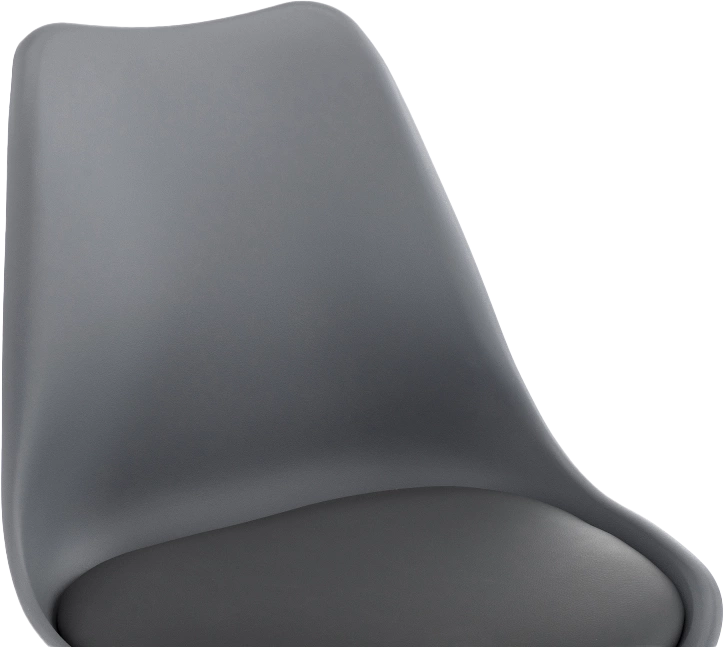Стул Bonuss, пластиковый, dark gray / black