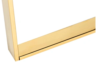 Журнальный стол 47ED-ET031GOLD, 50x50x55, стекло, прозрачный / золото 