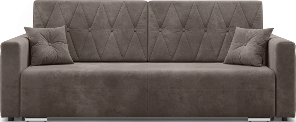 Диван прямой Милфорд, модель 011, Dakota Chocolate (шоколадный)