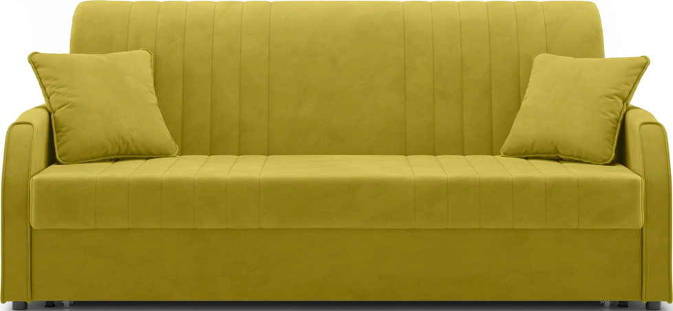 Диван прямой Сантос 180, модель 053, Velutto 28 (горчичный)