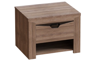 Тумба прикроватная Соренто, с ящиком, дуб стирлинг