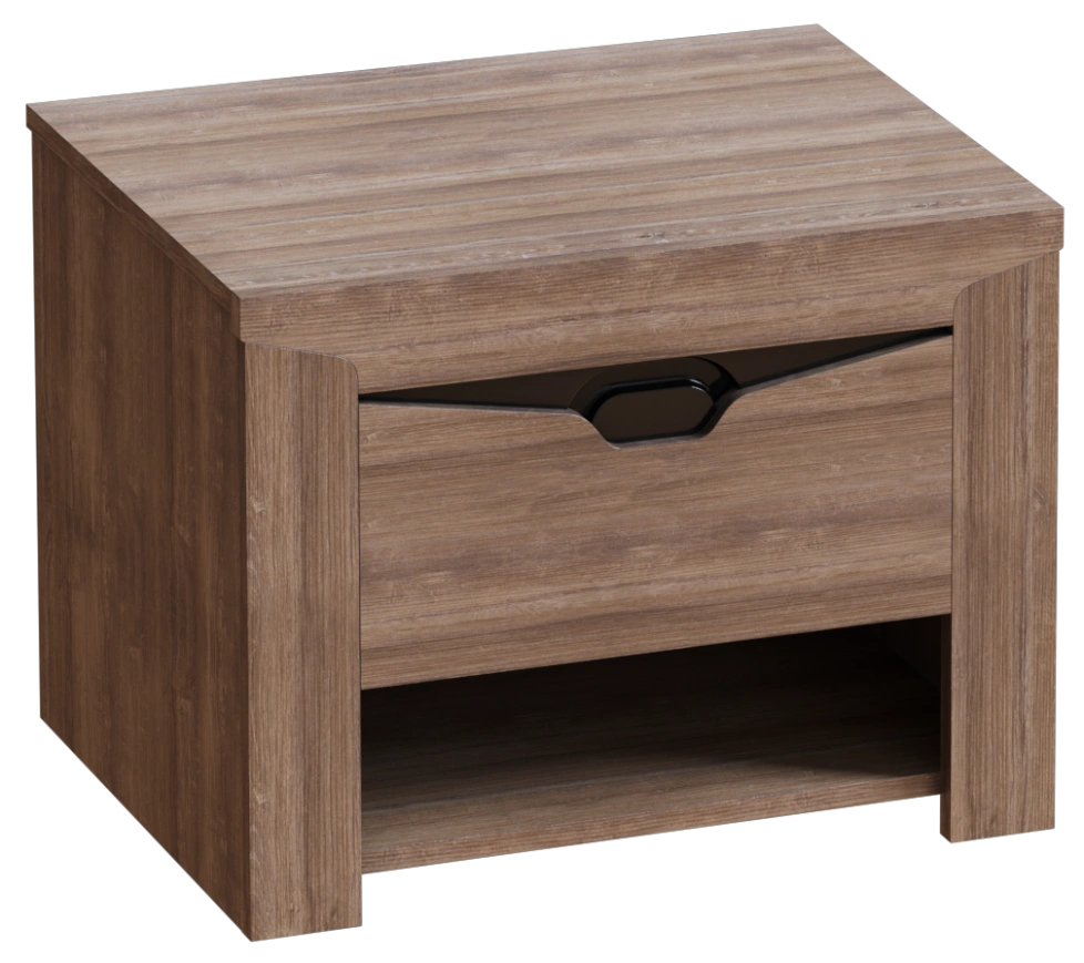 Тумба прикроватная Соренто, с ящиком, дуб стирлинг