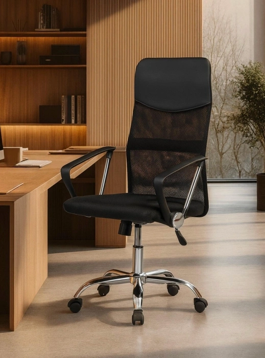 Компьютерное кресло Arano 1, black / chrome