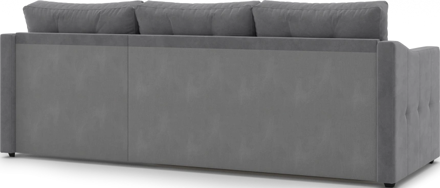 Диван угловой Бонд, модель 123, Ultra Grey (темно-серый)