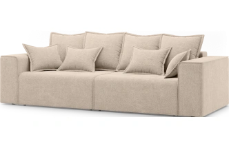 Диван прямой двухместный Венте, модель 035, Danco 130 (бежевый)