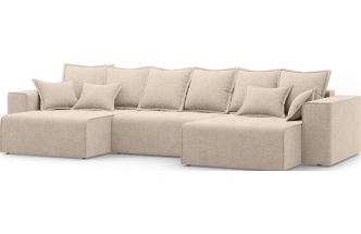Диван П-образный трехместный Венте, модель 035, Danco 130 (бежевый)