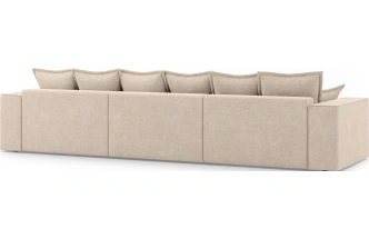 Диван П-образный трехместный Венте, модель 035, Danco 130 (бежевый)
