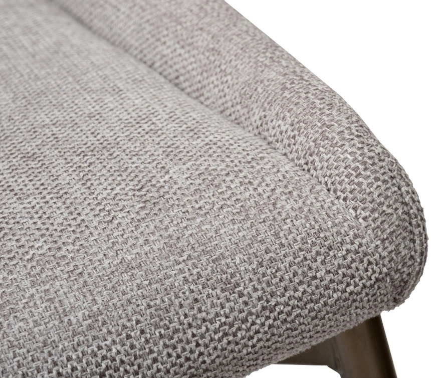 Барный стул 163YH-16963, рогожка, белый / бронза 