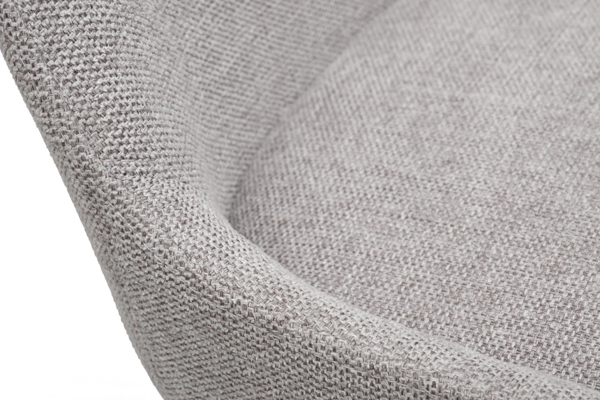 Барный стул 163YH-16963, рогожка, белый / бронза 