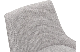 Барный стул 163YH-16963, рогожка, белый / бронза 