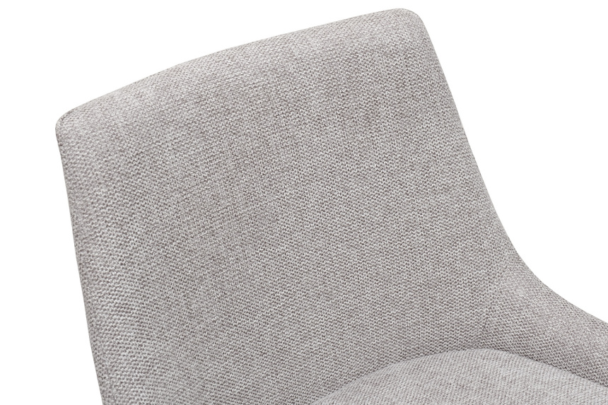 Барный стул 163YH-16963, рогожка, белый / бронза 