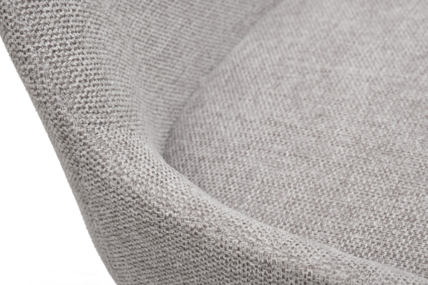 Барный стул 163YH-16963, рогожка, белый / бронза 