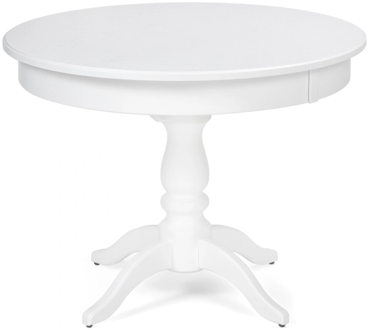 Кухонный раздвижной стол Орден, 100(140)x100x76, белый