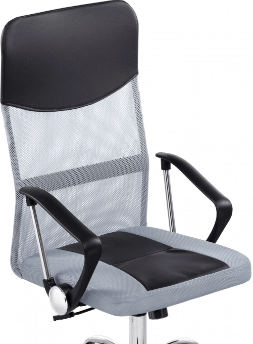 Компьютерное кресло Arano 1, light gray / chrome