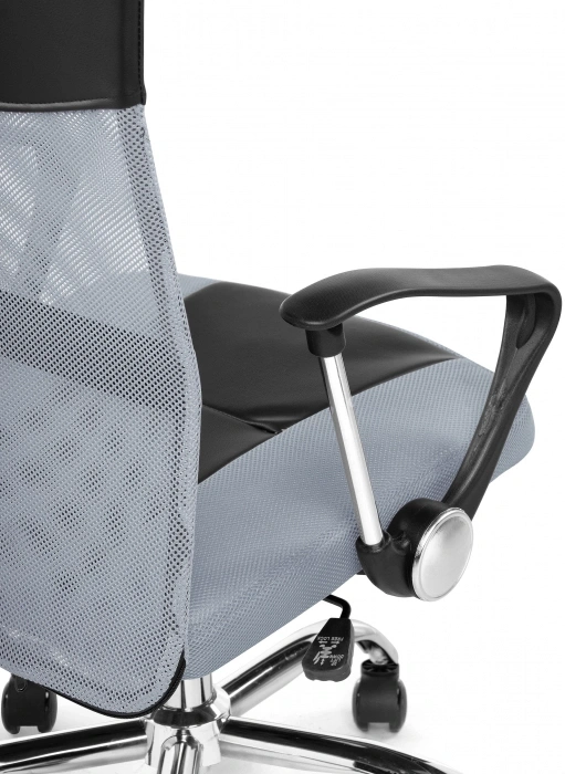 Компьютерное кресло Arano 1, light gray / chrome