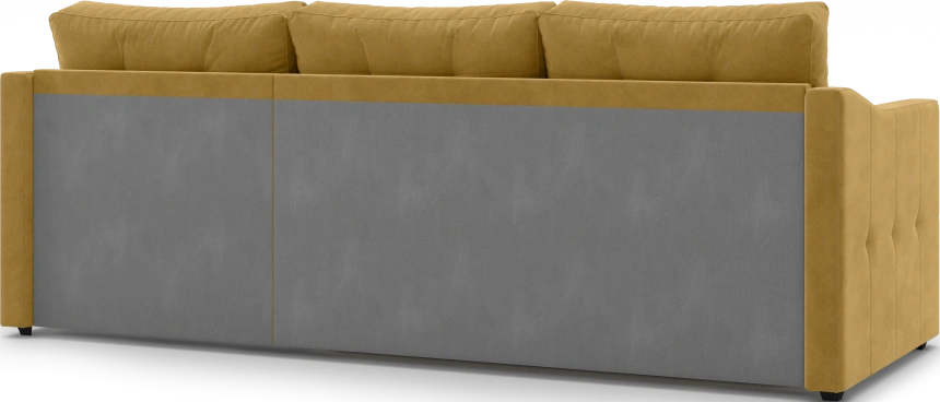 Диван угловой Бонд, модель 123, Ultra Mustard (горчичный)