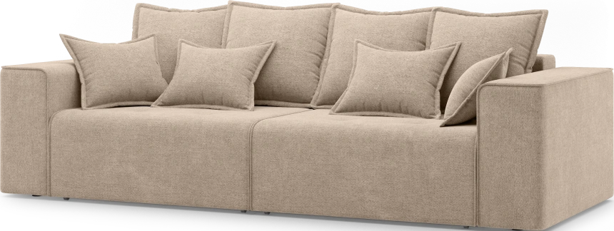 Диван прямой двухместный Венте, модель 035, Danco 290 (коричневый)