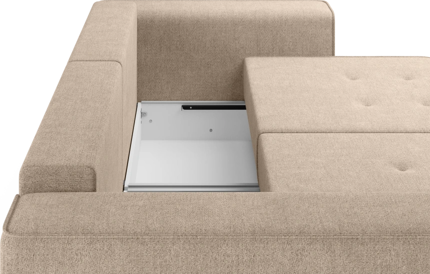 Диван прямой двухместный Венте, модель 035, Danco 290 (коричневый)