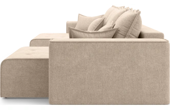 Диван П-образный трехместный Венте, модель 035, Danco 290 (коричневый)