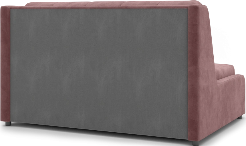 Диван прямой Ричмонд 140, модель 069, без подлокотников, Коралловый (Ultra coral)