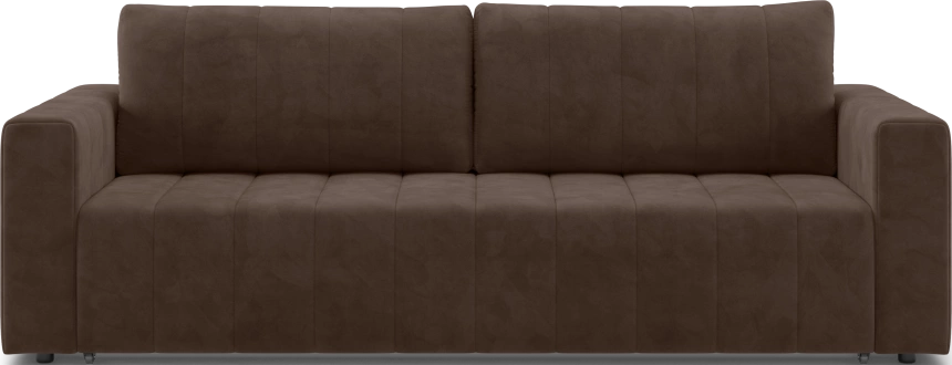 ​Диван прямой Мейлон, модель 047, Ultra Chocolate (коричневый)
