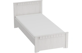 Кровать односпальная Прованс, 90*200, бодега белая / патина премиум