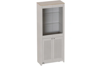 Модульная гостиная Валенсия 1, персидский жемчуг / дуб натуральный светлый