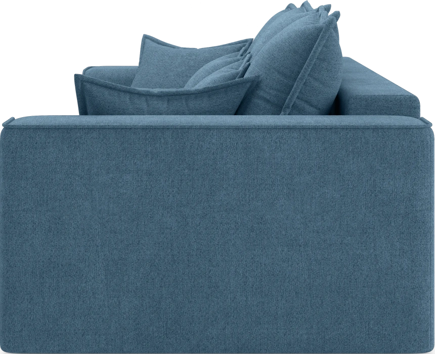 Диван прямой двухместный Венте, модель 035, Danco 796 (синий)