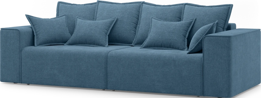 Диван прямой двухместный Венте, модель 035, Danco 796 (синий)