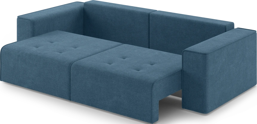 Диван прямой двухместный Венте, модель 035, Danco 796 (синий)