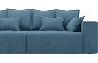 Диван прямой двухместный Венте, модель 035, Danco 796 (синий)