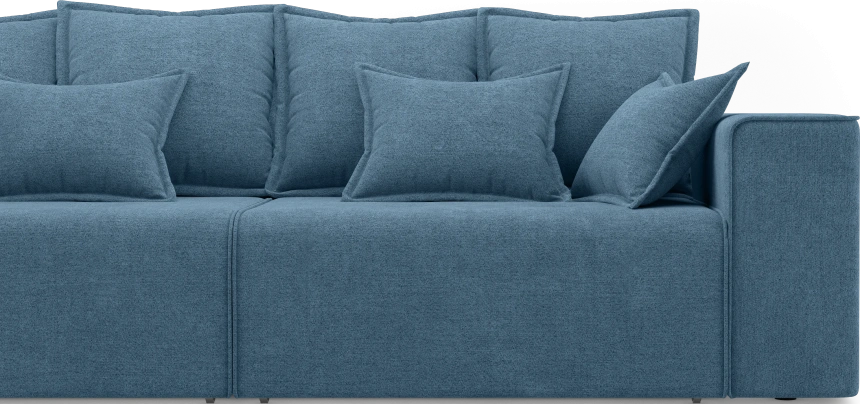 Диван прямой двухместный Венте, модель 035, Danco 796 (синий)