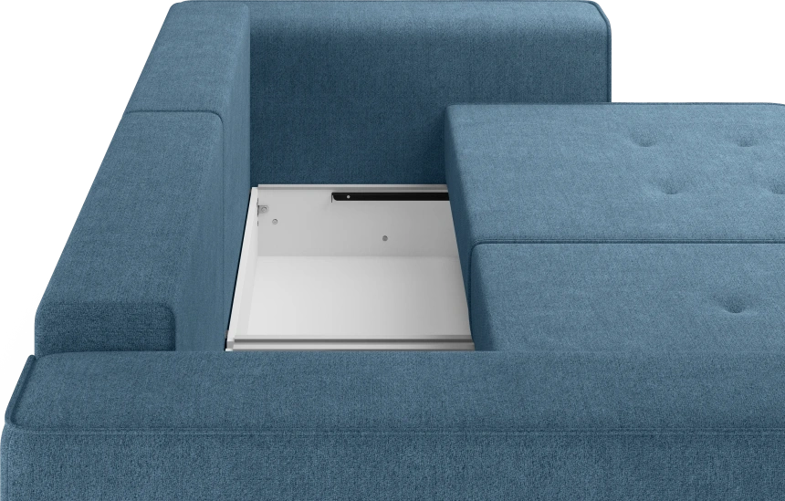 Диван прямой двухместный Венте, модель 035, Danco 796 (синий)