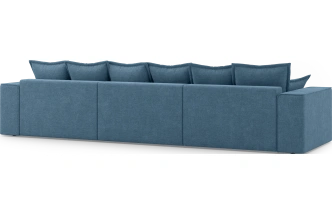 Диван П-образный трехместный Венте, модель 035, Danco 796 (синий)