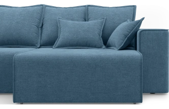 Диван П-образный трехместный Венте, модель 035, Danco 796 (синий)