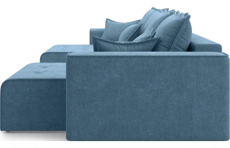 Диван П-образный трехместный Венте, модель 035, Danco 796 (синий)