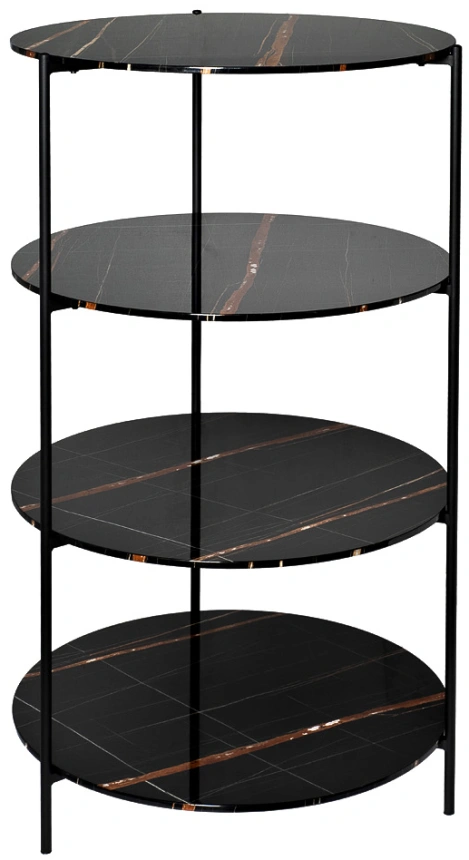 Стеллаж 30B-STEL-962, открытый, черный 